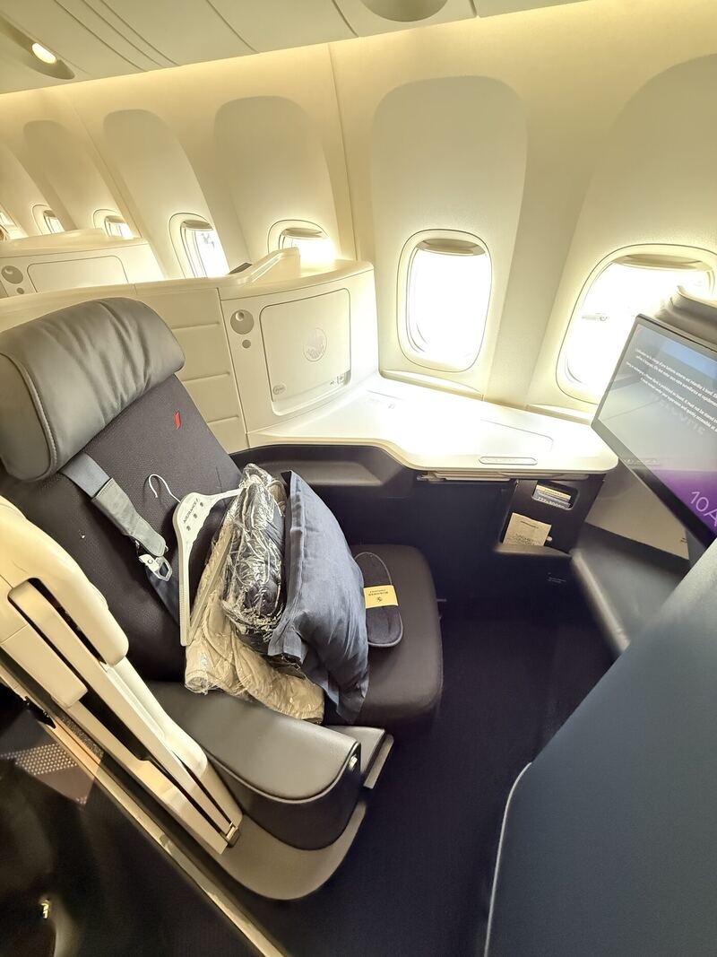 Air France Business, Paris to Los Angeles