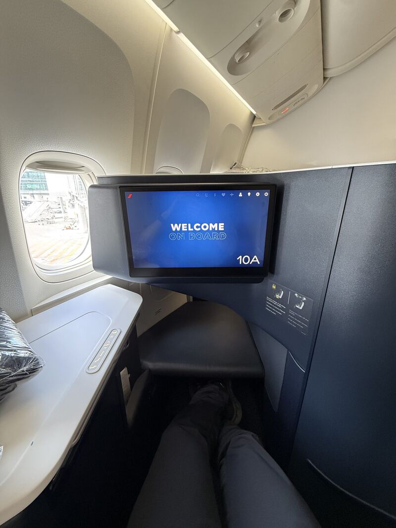Air France Business, Paris to Los Angeles