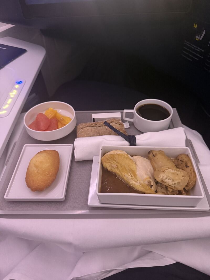 Air France Business, Paris to Los Angeles